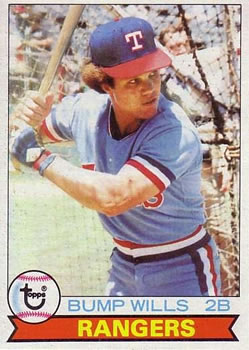 1979 Topps Baseball Cards      369B    Bump Wills COR Rangers